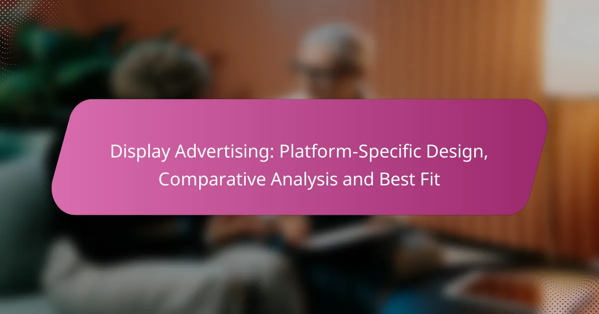 Display Advertising: Platform-Specific Design, Comparative Analysis and Best Fit