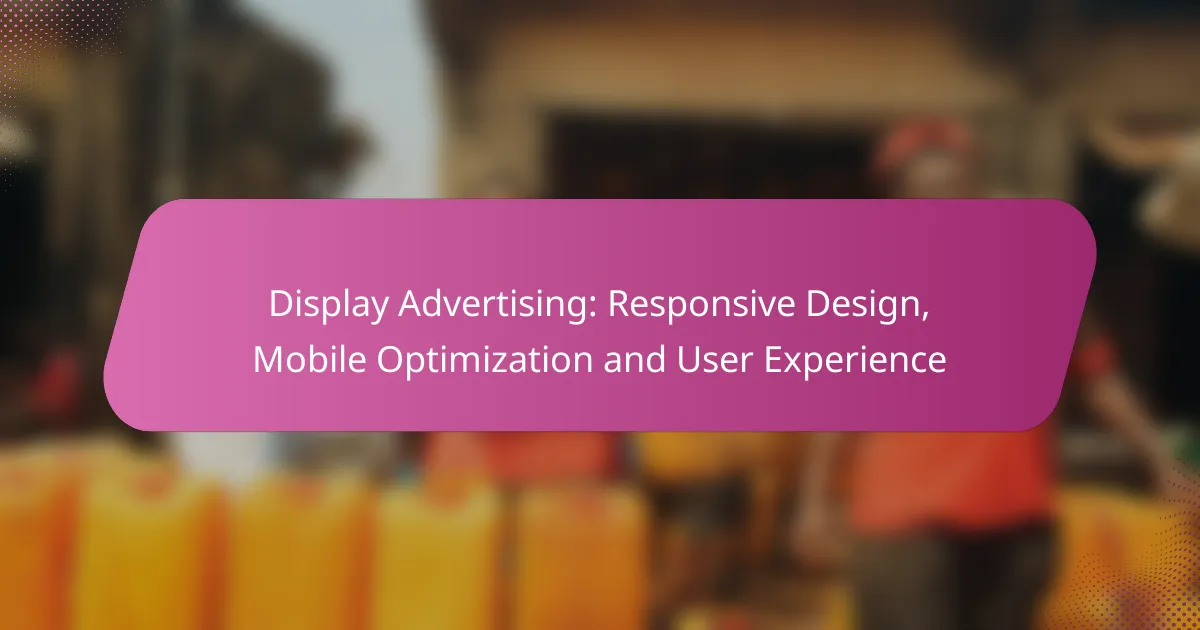 Display Advertising: Responsive Design, Mobile Optimization and User Experience
